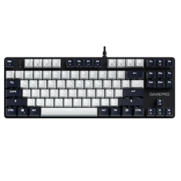 Дротова механічна клавіатура GamePro Genesis Metallic (MK110B) 87% Red switches