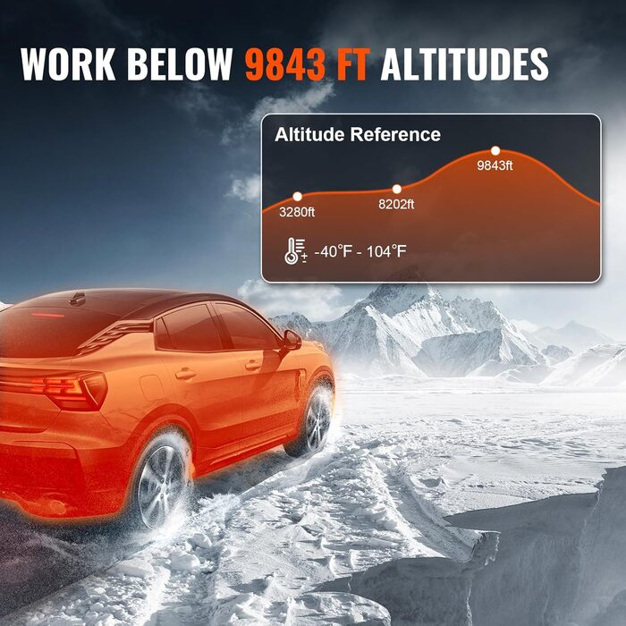 Електрична дизельна опалювальна установка VEVOR 12V 5-8kW з LCD-дисплеєм, пультом та Bluetooth-APP (базова модель, роздільна установка)