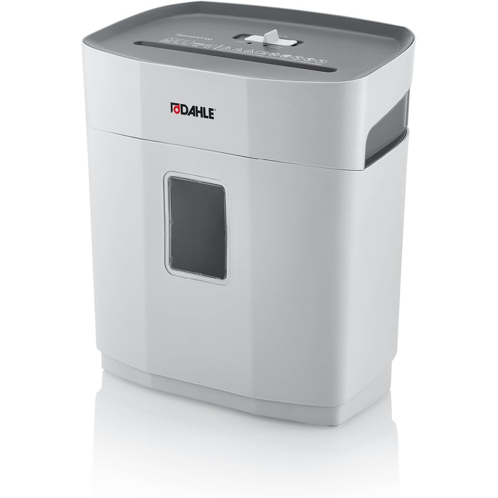 Шредер Dahle PaperSAFE PS 120: 8 листів, P4, частинковий різак, без масла, 12 л, сірий