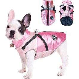 Зимова куртка для собак, пальто для собак RosyFate, жилет для собак (рожевий M)