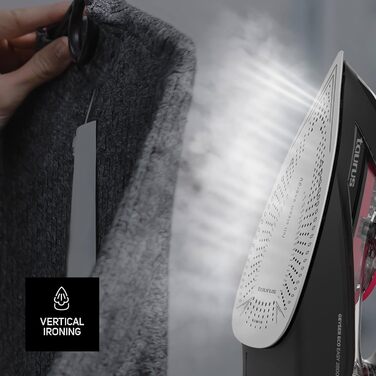 Праска Taurus 2800 Вт з регулюванням температури та подачі пари, керамічна підошва, система захисту від накипу та Anti-Drop, водяний спрей