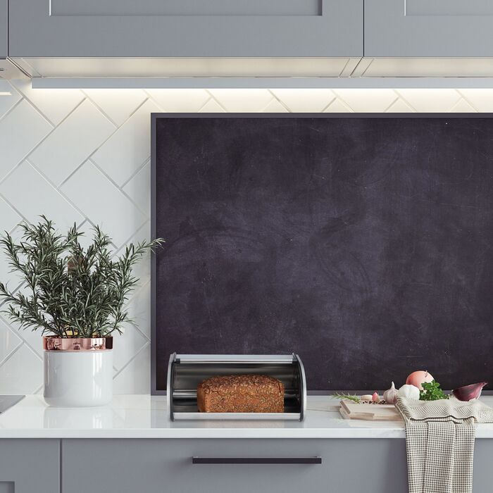 Relaxdays Хлібниця з нержавіючої сталі