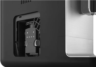 Еспресо-машина Smeg BCC11BLMEU з вбудованою кавомолкою, термоблоком, об'єм 1,4 л, чорна