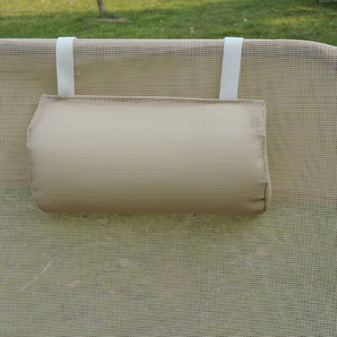 Outsunny Sun Lounger Садовий шезлонг Relax Lounger 4 кольори кремовий, складний і стійкий до погодних умов для саду, балкона, тераси
