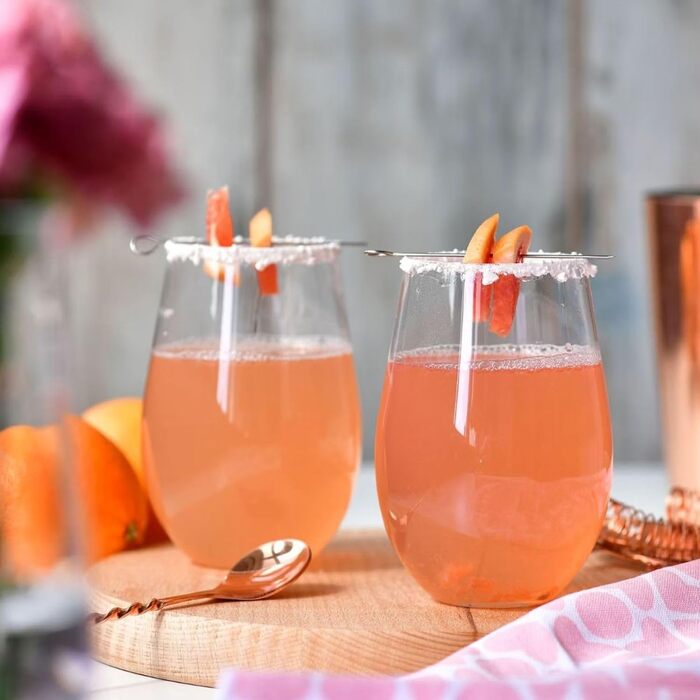 Набір келихів для коньяку KROSNO Harmony (6 шт., 550 мл) | Скляні келихи для коньяку, келихи для віскі, келихи для напоїв