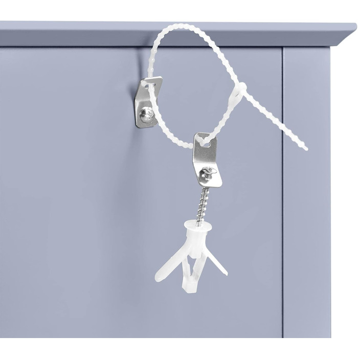 Нічний столик Yaheetech (2 шт.) з шухлядою та полицею, білий (темно-сірий)