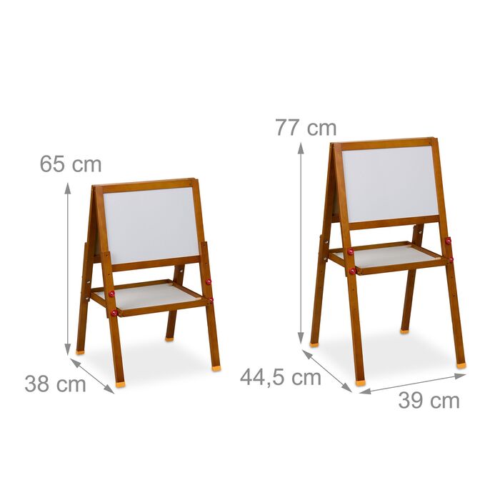 Дитячий столик Relaxdays з дощечкою для малювання