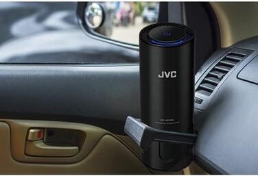 Повітряний очисник JVC KS-AP120 з фотокаталiтичною системою, CADR 8,5 м³/год, фільтр EPA E12, UV-фільтр, іонізатор, 2 режими очищення, 12 Вт, USB, сенсорне управління