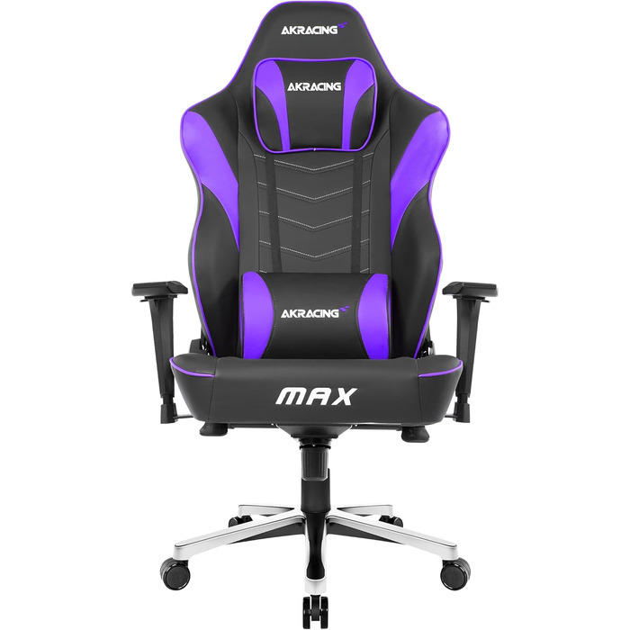 Ігрове крісло AKRacing Master Max, штучна шкіра PU, чорний/індиго, гарантія 5 років