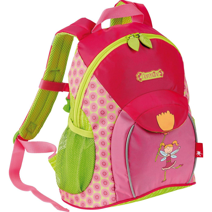 Рюкзак Sigikid 24452 Рюкзак великий флорентійський дитячий рюкзак для дівчаток рекомендований від 3 років зелений/рожевий, 32 см рожевий/зелений