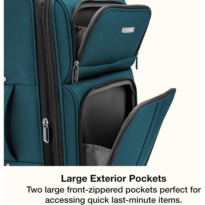 Набір валіз U.S. Traveler Anzio Softside Spinner 3-Piece (22/26/30) блакитно-зелений