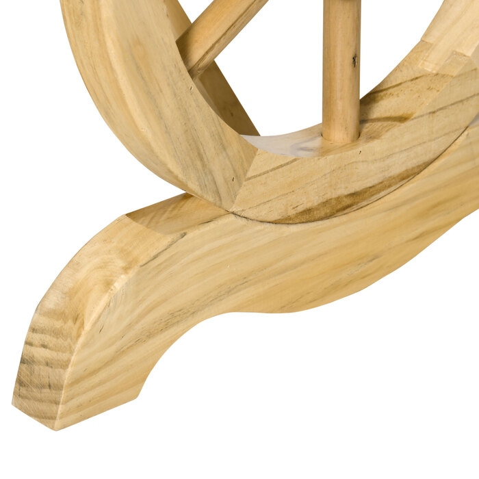 Лавочка для саду з дерева, стійка до погодних умов. Міцна лавка для саду, садові меблі, рустикальний стиль, натуральне дерево. Розміри: 98 x 50 x 39,5 см.