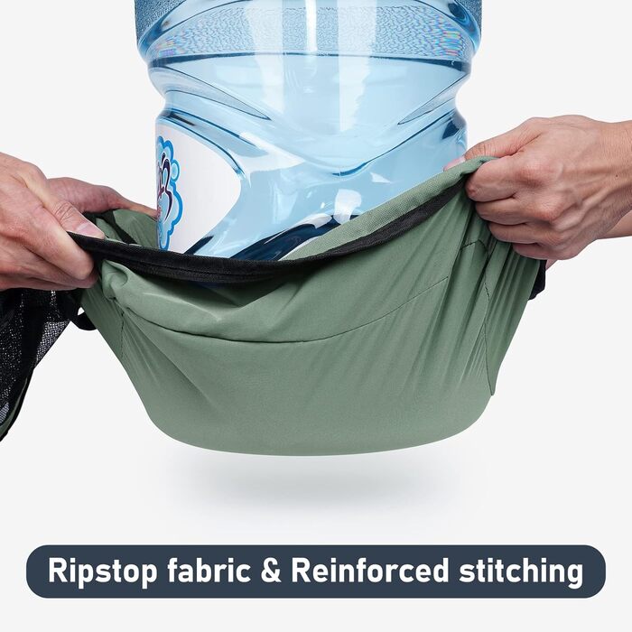 Набір органайзерів для подорожей ECOHUB для валізи, 7 шт, еко-сумки з переробленого PET, органайзери для одягу та взуття (Зелений)