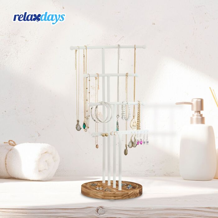 Підставка для прикрас Relaxdays з металу та дерева