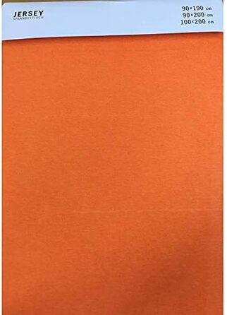 Еластичне приталене простирадло зі 100 бавовни (помаранчевий) 301 Помаранчевий
