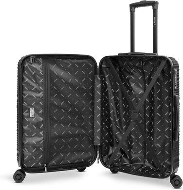 Набір валіз REDOLZ 3 шт. | Чорний | ABS-пластик | Легкі, міцні, з TSA-замком та 4 колесами | Для подорожей