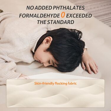 Надувна матрац Naturehike для 2 осіб з електричним насосом, 200x150x25 см. Самостійно надувна, преміум-якість, для кемпінгу та дому. Колір: коричневий.