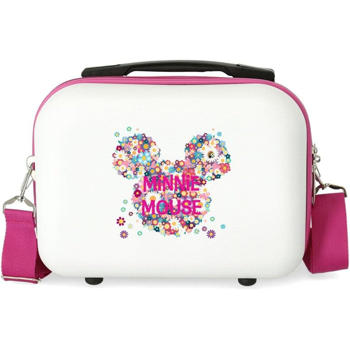 Адаптований б'юті-футляр Disney Minnie Sunny Day рожевий 29x215 cms ABS (молодіжна мода, 29см, білий)