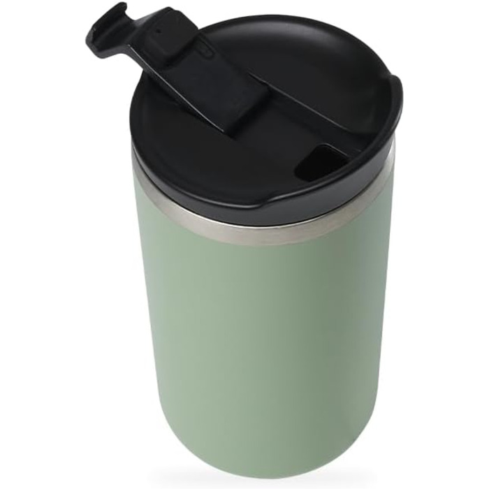 Термокружка QWETCH 350 мл з нержавіючої сталі - для кави та чаю, 6 год гаряча, 12 год холодна, BPA-free, без витоку, багаторазова, для подорожей