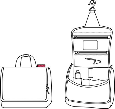 Практична сумка для туалетного приладдя з гачком, водовідштовхувальний матеріал (осінь 1)