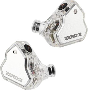 Гц x Crinacle Zero 2 IEM, 10 мм драйвер, дротовий, ігровий, кабель OFC (сріблястий), 7