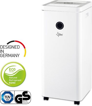 SUNTEC DryFix 20 PRO: Електричний осушувач повітря 20 л/день, 63 м², 3-в-1 (осушувач, очищувач, сушарка)