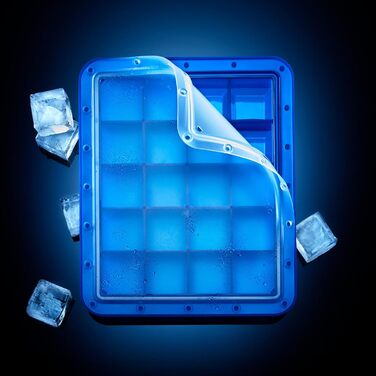 Кубики, синій, 4 см), 240750 Ice Form Former Arctic ice (54
