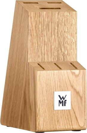 Набір ножів WMF Messerblock, 7 предметів: 6 шматкованих ножів, 1 дерев'яний брусок, сталь Klingenstahl, нержавіюча сталь