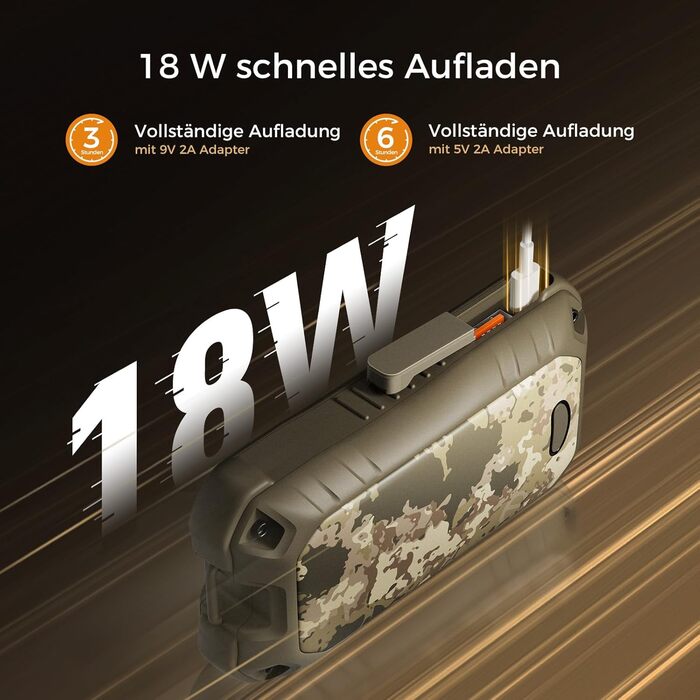 Електричний грієчка OCOOPA UT4 Extreme (камуфляж) 10000 mAh з Powerbank та ліхтариком