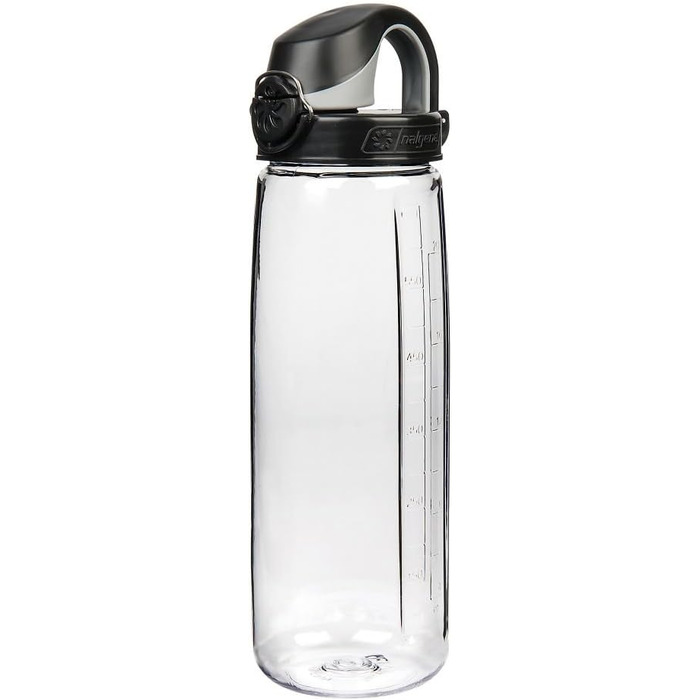 Пляшка для води Nalgene Everyday OTF 0,7 л прозора, кришка чорна