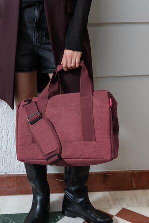 Сумка-органайзер Reisenthel Allrounder M – універсальна дорожня сумка для роботи та відпочинку, Twist Maroon