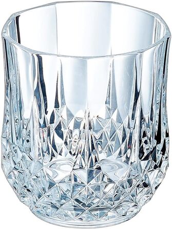Келихи для коньяку Cristal d'Arques Paris Longchamp, 320 мл, 6 шт., з Kwarx, блискучі, міцні, прозорі