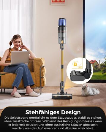 Бездротовий пилосос Proscenic P15: 55KPa, 580W, 70 хв, LED дисплей, антизаплутування, фільтр 6 шарів, для дому та авто