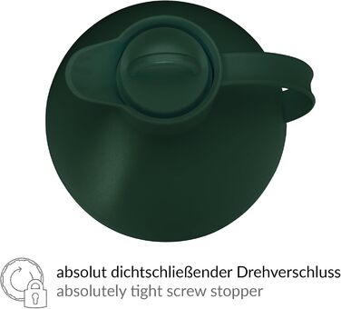 Термос Alfi Kugel 0.94л Smoke Pine Green: дизайнерський термос з нержавіючої сталі, BPA-free