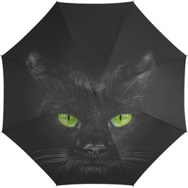 Автоматична парасолька Happy Rain Essentials S кішка чорна