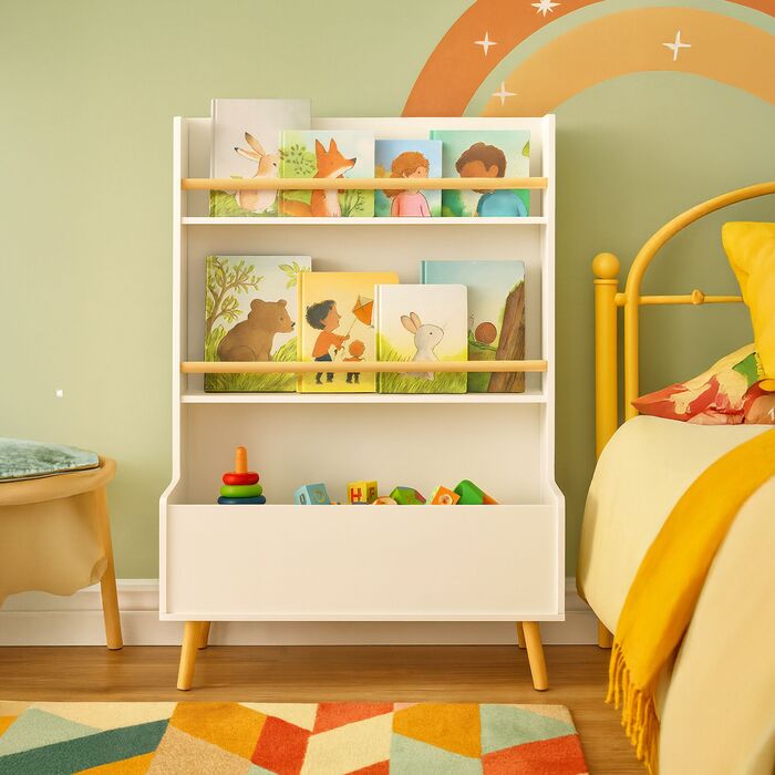 Поличка Relaxdays для дитячих книжок та іграшок