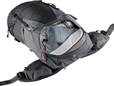 Похідний рюкзак deuter Damen Futura Pro об'ємом 34 л (34 літри, чорно-графітовий, Одномісний)