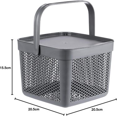 Набір контейнерів для зберігання картоплі, цибулі та часнику Uandu (3 шт., 5л, антрацит)