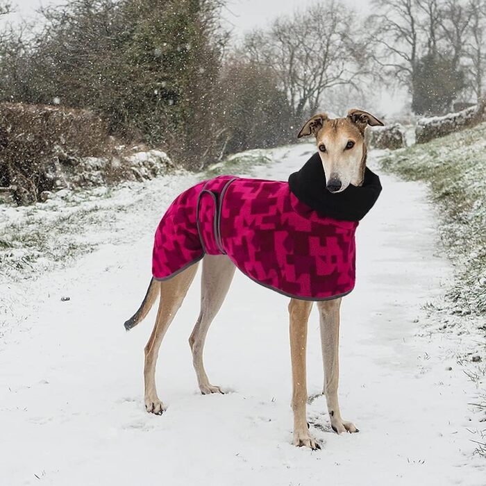 Зимовий светр Whippet Fleece, на теплій підкладці, регульований, розмір L, рожевий