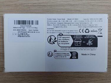 Вт, бездротовий магнітний акумулятор для iPhone 16/15/14/13/12 Blue, 5000mAh Magsafe Power Bank Mini 22.5