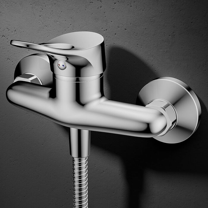 Змішувач для ванної кімнати EISL Verona з витяжною штангою та комплектом зливу, однорідний змішувач для раковини, хром