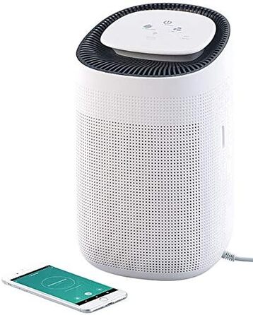 Осушувач повітря для побутової техніки Sichler Alexa очищувач і осушувач повітря 2-в-1 для Domopolis Alexa та Google Assistant (керування додатком осушувача, осушувач і очищувач)