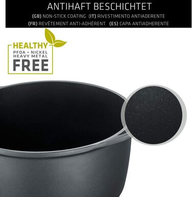 Каструля Berndes Vienna 24 см з антипригарним покриттям, 3.1 л, склокришкою, для всіх плит (в т.ч. індукційних)