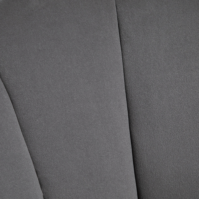 Крісло для вітальні в стилі мушлі, розслаблююче крісло на дерев'яних ніжках, м'яке крісло для читання з оксамитовою текстурою, крісло для спальні темно-сірого кольору.