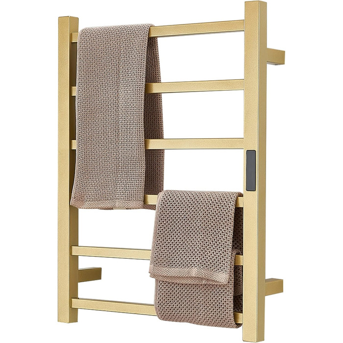 Електричний підігрівач для рушників, 60x45 см, з таймером, з нержавіючої сталі 304, Hardwired