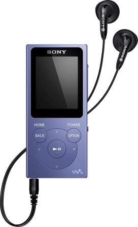 MP3-плеєр Sony Walkman NW-E394 8ГБ, FM-радіо, блакитний