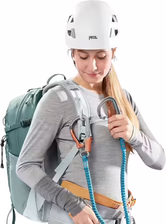 Жіночий туристичний рюкзак Deuter Trail 23 SL 23 л бірюзовий для гірських маршрутів