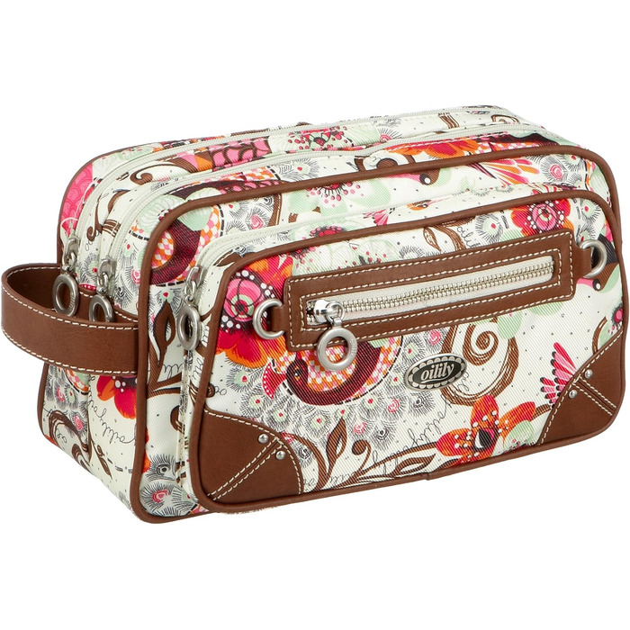 Кишенькова косметичка Oilly Summer Birds OCB9114, жіноча косметичка, 28x116.5 біла