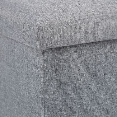 Relaxdays Пуф з місцем для зберігання