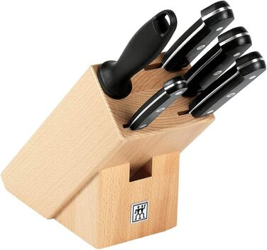 Набір ножів Zwilling Gourmet 6 предметів, нержавіюча сталь, срібно-чорний, 38 x 28 x 28 см